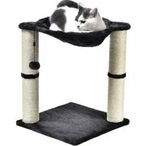 Лучший вариант кошачьего дерева: Amazon Basics Cat Condo Tree Tower с кроватью-гамаком Лучший вариант кошачьего дерева: Amazon Basics Cat Condo Tree Tower с кроватью-гамаком
