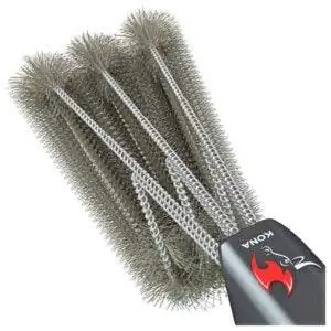 Лучший вариант щетки для гриля: Kona 360 Clean Grill Brush