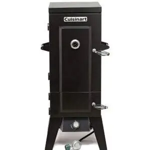 «Лучший вариант пропановой коптильни: Cuisinart COS-244 Вертикальная 36-дюймовая пропановая коптильня»