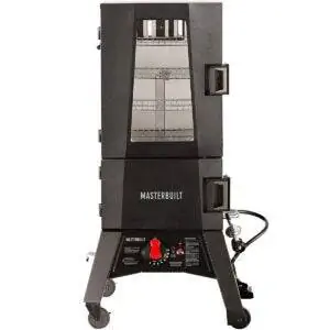 'Лучший вариант пропановой коптильни: Masterbuilt MB20050716 Пропановая коптильня MB20050716 Mps 330 г, 30 дюймов'