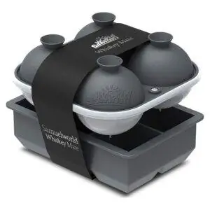 Лучший вариант формы для ледяных шариков: Samuelworld Ice Cube Trays 2,5-дюймовая сферическая форма для льда