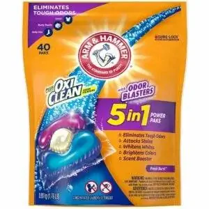 Лучшее средство для стирки от неприятных запахов: Arm & Hammer Plus OxiClean с поглотителями запахов
