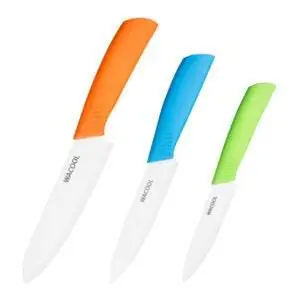 Лучший вариант керамических ножей: набор керамических ножей WACOOL из 3 предметов