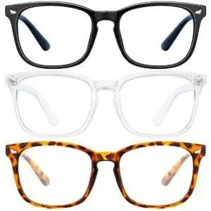 Лучший вариант очков для синего света: LNEKEI Blue Light Blocking Glasses 3Pack