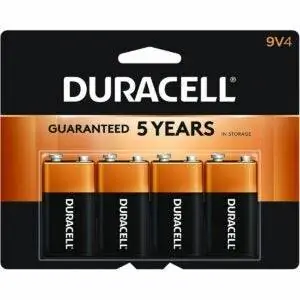 Лучший вариант батареи 9 В: Duracell - Щелочные батареи CopperTop 9 В