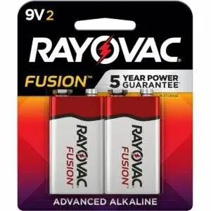 Лучший вариант батареи 9 В: батареи Rayovac Fusion 9 В, щелочные батареи премиум-класса