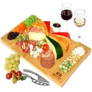 Лучшие варианты сырной доски: уникальная бамбуковая сырная доска