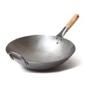 Лучший вариант сковороды из углеродистой стали: традиционная кованая вручную кованая похлебка из углеродистой стали Craft Wok