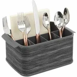 Лучший вариант держателя для салфеток: mDesign Plastic Caddy Storage Organizer Caddy