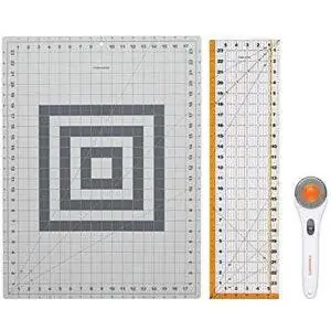 Лучшие варианты вращающегося резака: Fiskars Crafts 952301010 Роторный швейно-отрезной набор
