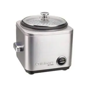Лучший вариант маленькой рисоварки: рисоварка Cuisinart CRC-400, 4 чашки, серебро