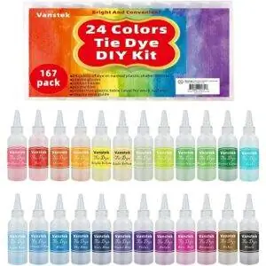Лучший вариант набора для окрашивания галстуков: Vanstek Tie Dye DIY Kit