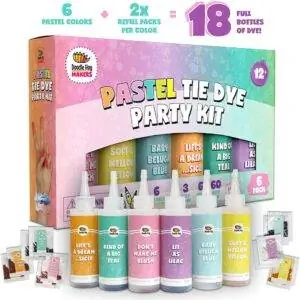 Лучший вариант набора для окрашивания галстука: DOODLE HOG Pastel Tie Dye Kit
