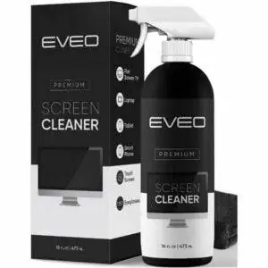 Лучший вариант для очистки телефона: спрей для очистки экрана EVEO (16 унций) - салфетка в комплекте
