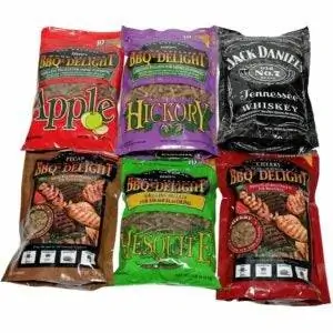 Лучший вариант вертикальной коптильни на пеллетах: BBQr's Delight Wood Smoking Pellets Super Smoker Pack