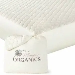 Лучший вариант водонепроницаемого наматрасника: Whisper Organics, 100% органический наматрасник