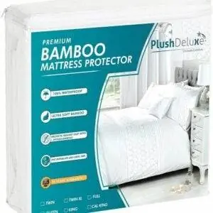 Лучший вариант водонепроницаемого наматрасника: наматрасник PlushDeluxe Premium Bamboo.