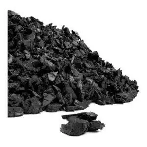 Лучший вариант черной мульчи: защитный пол Playsafer Rubber Mulch Nuggets