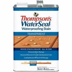 Лучшая морилка для кедра: THOMPSONS WATERSEAL Прозрачная гидроизоляционная морилка
