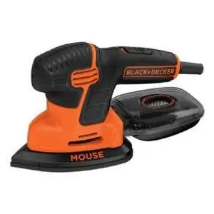 Лучший вариант шлифовальной машины для деталей: BLACK+DECKER Mouse Detail Sander (BDEMS600)