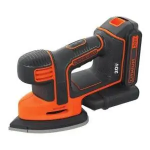 Лучший вариант шлифовальной машины для деталей: BLACK+DECKER 20V MAX Sheet Sander (BDCMS20C)