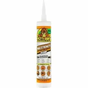 Лучший клей для ДСП: прозрачный строительный клей Gorilla Max Strength