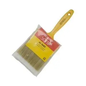 Лучшая кисть для полиуретана: Wooster Brush Q3108-4 Paintbrush Softip, 4 дюйма