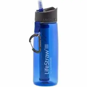 Лучший вариант портативного фильтра для воды: бутылка с фильтром для воды LifeStraw Go Лучший вариант портативного фильтра для воды: бутылка с фильтром для воды LifeStraw Go
