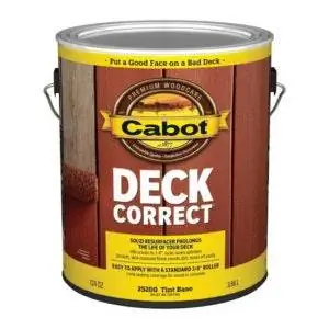 Лучший вариант для шлифования палубы: Cabot DeckCorrect Tintable Satin, устойчивый к плесени