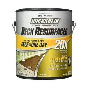 Лучший вариант для шлифовки палуб: RUST-OLEUM 300081 галлон 20X Tint Resurfacer