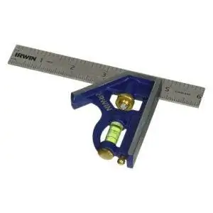 Лучший вариант комбинированного угольника: комбинированный угольник IRWIN Tools, металлический корпус, 6 дюймов Лучший вариант комбинированного угольника: комбинированный угольник IRWIN Tools, металлический корпус, 6 дюймов