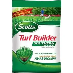 Лучшее удобрение для травы-сороконожки: Scotts Southern Turf Builder Lawn Food