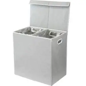 Лучшие варианты корзин для белья: двойная корзина для белья Simplehouseware Лучшие варианты корзин для белья: двойная корзина для белья Simplehouseware