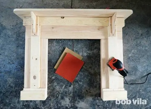 Как построить искусственный камин - шаг 6