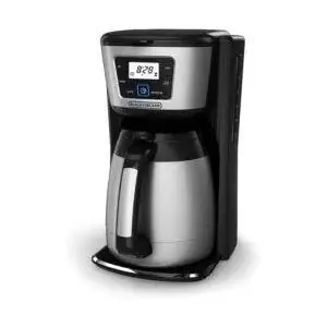 Лучший вариант капельной кофеварки: термокофеварка BLACK+DECKER на 12 чашек