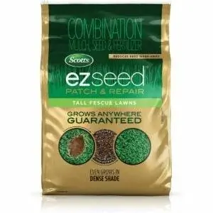 Лучший вариант семян высокой овсяницы: Scotts EZ Seed Patch и Repair Tall Fescue Lawn