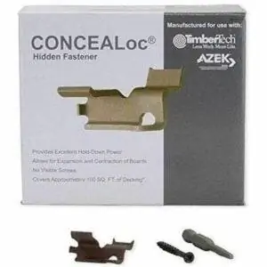 Лучший вариант скрытого крепления настила: TimberTech CONCEALoc Fastener