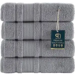 Лучшие полотенца на Amazon: набор банных полотенец Qute Home из 4 предметов Лучшие полотенца на Amazon: набор банных полотенец Qute Home из 4 предметов