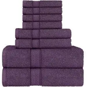 Лучшие полотенца на Amazon: набор полотенец Utopia Towels Plum Лучшие полотенца на Amazon: набор полотенец Utopia Towels Plum