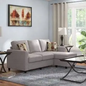 Лучший секционный диван: Sylvette 78.5 Reversible Sofa Лучший секционный диван: Sylvette 78.5 Reversible Sofa