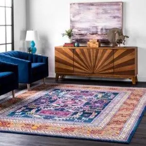 Вариант после 22 сентября: винтажный ковер nuLOOM Lorena Tribal Area