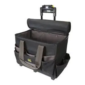 Лучший вариант сумки для инструментов на роликах: CLC Custom Leathercraft L258 TechGear Roller Tool Bag