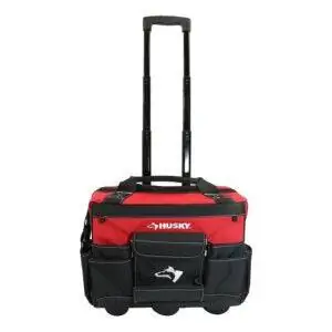 Лучший вариант сумки для инструментов на колесиках: Husky GP-43196N13 18 Red Сумка для инструментов на колесиках