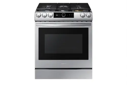Сводка предложений 11:10 Вариант: Samsung 6.0 куб. футов Smart Slide-in Gas Range