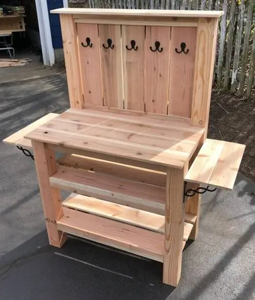 горшечные скамейки планы