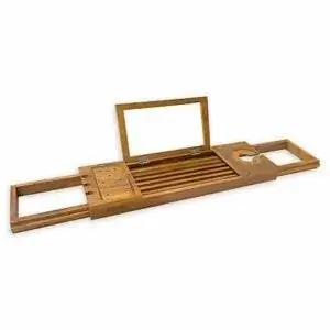 Вариант подарков книголюбу: тележка для ванны Haven Teakwood Caddy