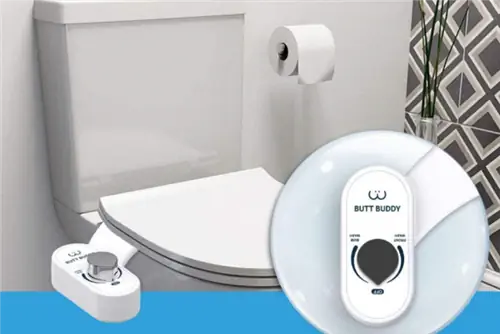 Сводка предложений 12:8 Опция: BUTT BUDDY Duo Насадка для биде с пресной водой на сиденье для унитаза