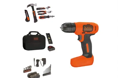 Сводка новостей 12:6 BLACK+DECKER 8V Drill & Home Tool Kit, 57 шт.