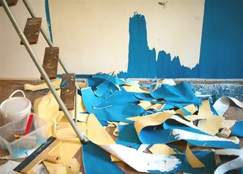 лучший способ снять обои