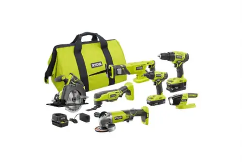 Обзор предложений 2/28 Опция: RYOBI ONE+ 18V Cordless 6-Tool Combo Kit